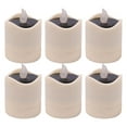 thumbnail image 2 of Moocorvic 6pc Halloween Solar Candle Light Outdoor Decoration LED Candle Light, 2 of 2