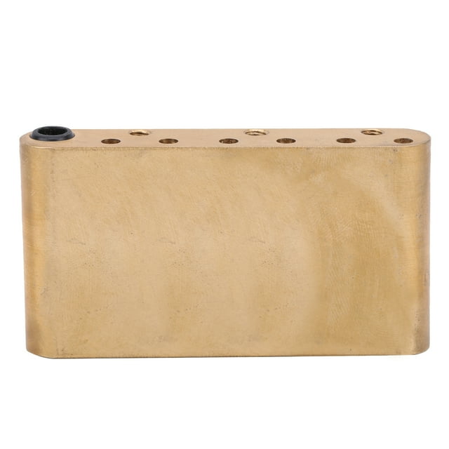 Brass Bridge Block,Brass Bridge Block Single Guitar Brass Bridge Block Guitar Accessories Masterfully Created