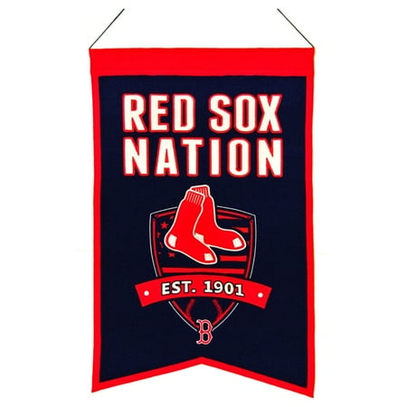 Boston Red Sox Banner Wool Nations Walmart Com