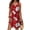Flowers on red background, variant on Dresses for Women 2026 Fashion Loose V Neck Sleeveless Dress Sundresses