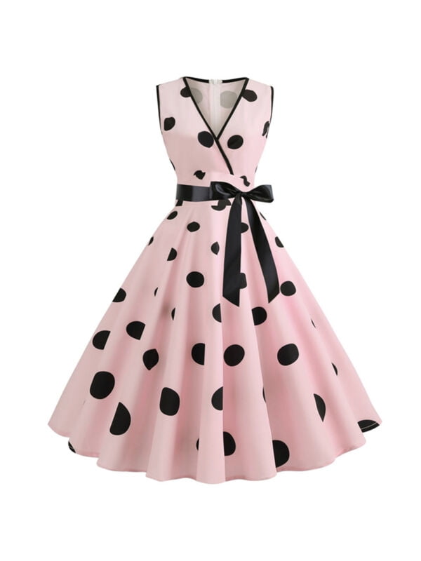 pink rockabilly dress