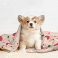 thumbnail image 4 of Pofeuu Strawberry Print Puppy Blanket,Dog Blankets,Pet Blanket Cozy Cat Blankets for Indoor Cats, Fuzzy Pet Blanket for Kitten Doggy Dog Blankets-Small, 4 of 8