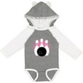thumbnail image 3 of Inktastic Bowling Pins Cute Bowler Girls Long Sleeve Baby Bodysuit, 3 of 5