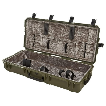 Open Box SKB Hard Large Plush Storage Case Archery Bow Parallel Limb REV2 Green