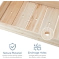thumbnail image 5 of Ergonomic Raised Garden Planter Box in Natural Wood 48x24x30in for Outdoors, 5 of 6