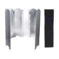 thumbnail image 1 of Pare-vent de Poêle de Camping Extérieur Pliable Pare-Vent de Camping Ultraléger Coupe-Vent Pare-Brise de Cuisinière de Camping avec Sac de Rangement, 1 of 8