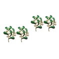 thumbnail image 6 of MLINS 4 pcs  Leaf Brooches Alloy Beads Creative Small Decorative Brooch for Woman (Green), 6 of 8