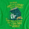 thumbnail image 2 of Pinky and The Brain The World Women's T Shirt, Kelly Green, Large, 2 of 6