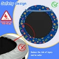 thumbnail image 4 of Mersco 36" Trampoline for Kids Indoor Trampoline with Handle for 2+ Years Kids Print, 4 of 8