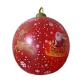 thumbnail image 3 of Bola inflable de Navidad, bola inflable de Navidad, globo, decoración navideña, bola inflable , adorno inflable de PVC para césped al aire Estilo B, 3 of 8