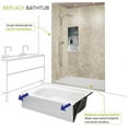 thumbnail image 4 of Transolid Trs_Flu6032r Flu-Series 60" X 32" Rectangular Shower Base - Cameo, 4 of 7