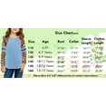 thumbnail image 4 of Sherrylily Girl Casual Long Sleeve T Shirts Kids Loose Tunic Tops Tee Size 4-15, 4 of 4