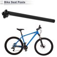 thumbnail image 3 of Unique Bargains 1 Set Universal Bike Seat Posts Extra Long Adjustable Angle 27.2x400mm Bike Saddle Post Seat Tube Black Aluminum Alloy, 3 of 8