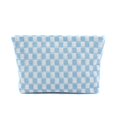 thumbnail image 1 of Firefly hope Bolso de hombro tejido para mujer, bolso de mano y neceser, elegante bolso de playa de verano, 25 x 6,5 x 17 cm (azul)., 1 of 4