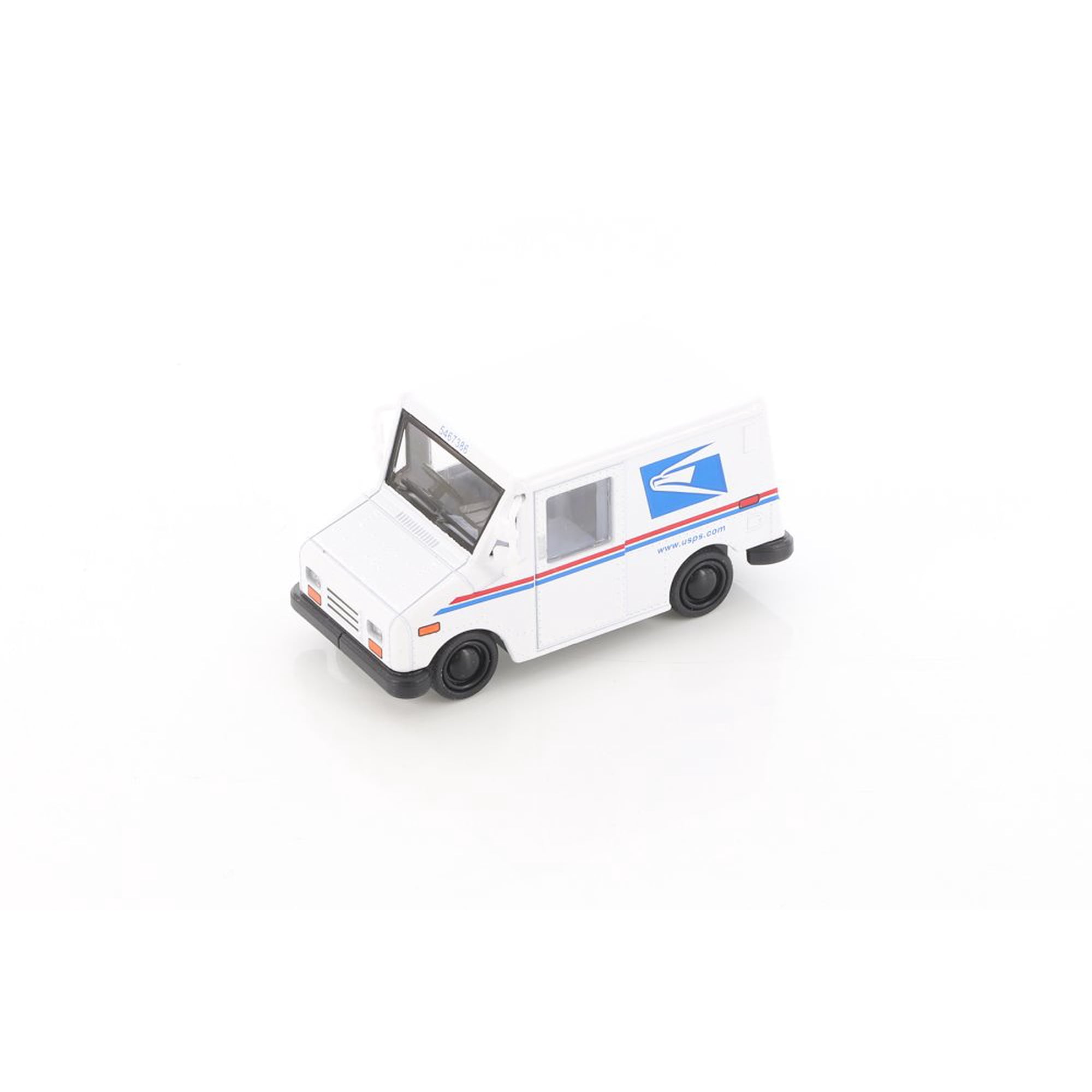 United States Postal Service (USPS) Long Live Postal Mail Delivery Vehicle (LLV), White - Kinsmart 2547D - 1/72 scale Diecast Model Toy Car