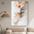 thumbnail image 3 of Smoky Gold Drift Canvas Elegant Abstract Art by Art Remedy, Silver Frame, 36 x 54, 3 of 7