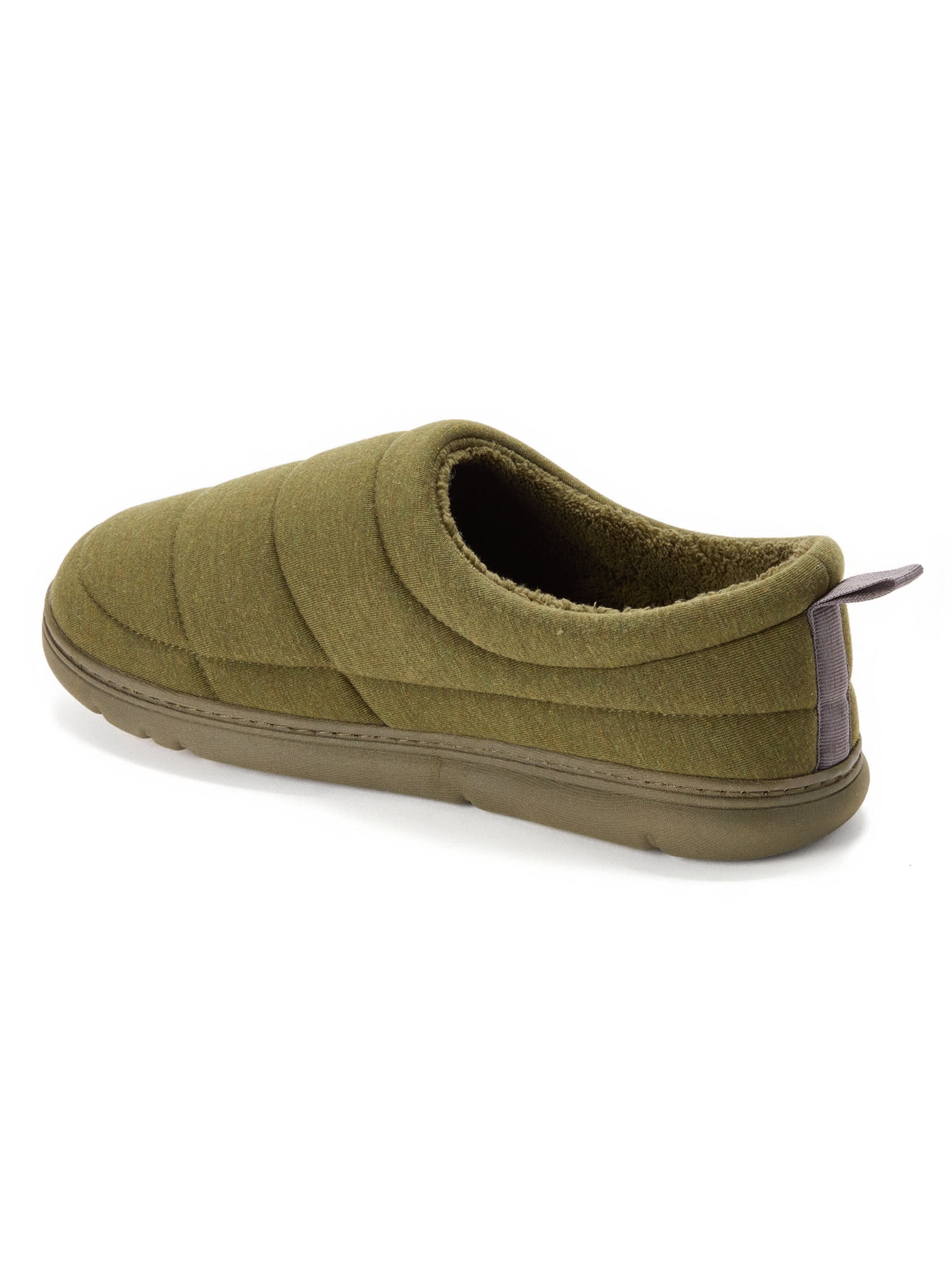 Dearfoams Cozy Comfort Men's Jersey Closeback Slippers