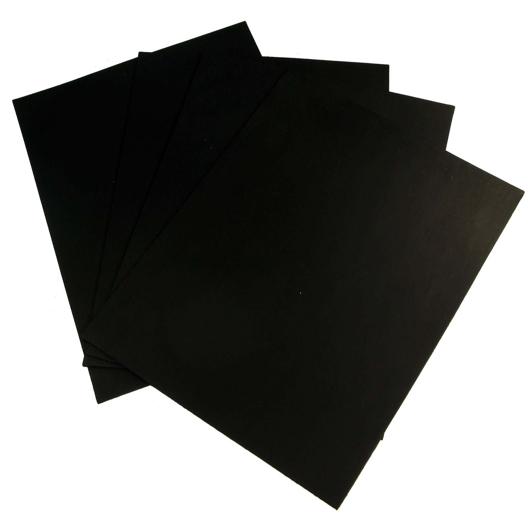 Black Vegetable Tan Cowhide Tooling Leather 4-5oz Pre-Cut Project Piece 8.5x11
