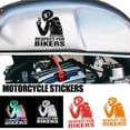 thumbnail image 5 of 5 Pcs Cool Motorcycle Funny Helmet Stickers Bikers Rocker Decal Waterproof Reflective Tape Decal for Vehicle Motorcycle Bicycle, 5 of 9