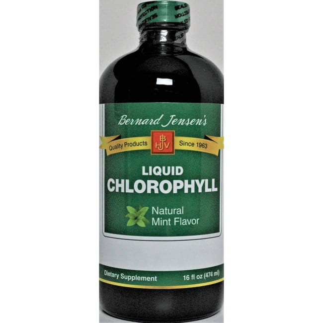 Bernard Jensen - Chlorophyll Liquid Mint 70 mg. - 16 fl. oz