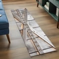 thumbnail image 3 of 2'x6' Rug Runners for Hallways Kitchen, Retro Farms Non Slip Entryway Beside Floor Carpet Runner, Farmhouses Vintage Cabin Barn Wood Plank Washable Laundry Room Bedroom Throw Rugs Mat for Family Pet, 3 of 8