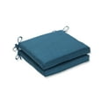 thumbnail image 2 of Pillow Perfect  Outdoor/Indoor Rave Teal Squared Corners Seat Cushion 20x20x3 (Set of 2), 2 of 2