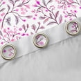 thumbnail image 4 of Homewish Spring Garden Blackout Curtains Set of 2 (52x84 Each) for Teens,Pink Floral Leaves Window Curtains,Chic Flowers Curtains and Drapes,Luxury Bedroom Decor, 4 of 6