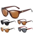 thumbnail image 2 of Womens Polarized Sunglasses UV 400 Protection TAC Lenses Enhanced Clarity Strong Plastic Frame 100 Percent Visible Light, 2 of 2