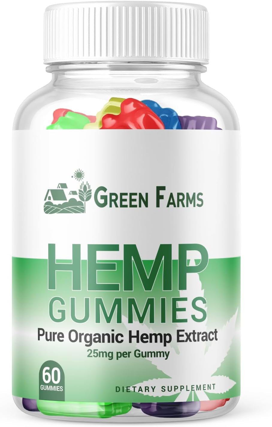 (1 Pack) Green Farms Gummies - 60 Gummies - Walmart.com