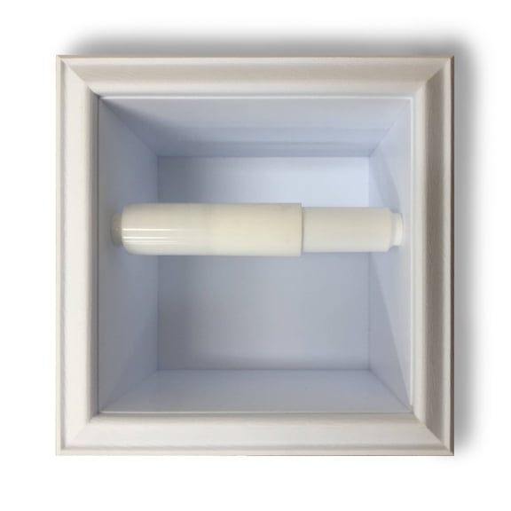 Rhea Recessed Plastic Toilet Paper Holder - 5.5" x 5.5"