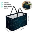 thumbnail image 2 of Virgo Constellation Large Capacity Reusable Foldable Oxford Cloth Storage Bins: Shopping Basket and Toy Basket, 2 of 7