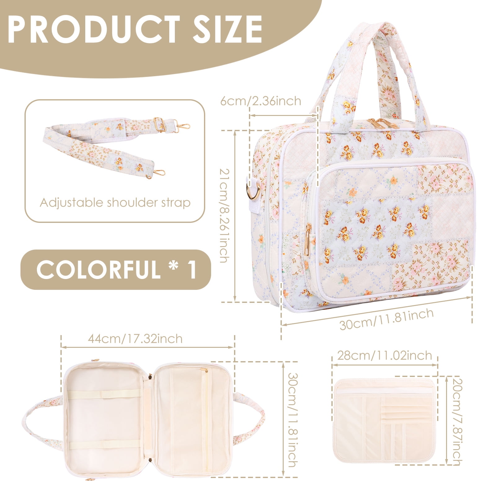 NUAHRHY Travel Hanging Toiletry Bag Waterproof Women Makeup Organizer Bag Large Capacity Portable Cosmetic Toiletry Storage Organizer for Full Sized Shampoo Conditioner Lotion Comb