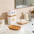 thumbnail image 6 of Cute Travel Soap Case,Portable Leakproof Soap Container Box Dish with Lid,Travel Soap Box With Draining And Storing Soap,Soap Holder with Covers for Bathroom Gym Traveling Camping Outdoor, 6 of 6