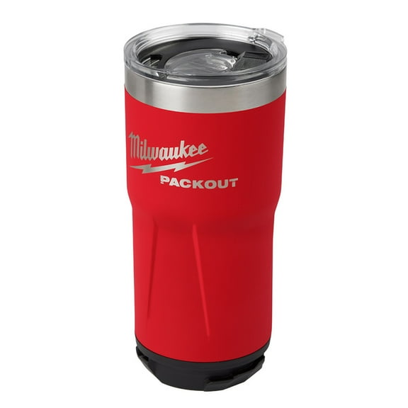 Pack of 1, Milwaukee 48-22-8392R Packout 20Oz Tumbler