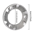 thumbnail image 2 of Pack of 2 Stainless Steel Coffee Grinder Replacement Burr Sharpful Grinding Disc Suitable for Fast Coffee Grinding, 2 of 8