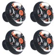 thumbnail image 1 of 4 Pcs Sport Basketball Knobs for Kitchen Cabinet Cupboard Dresser Bookcase Drawer Pulls Handles Round Home Decor, 1 of 1