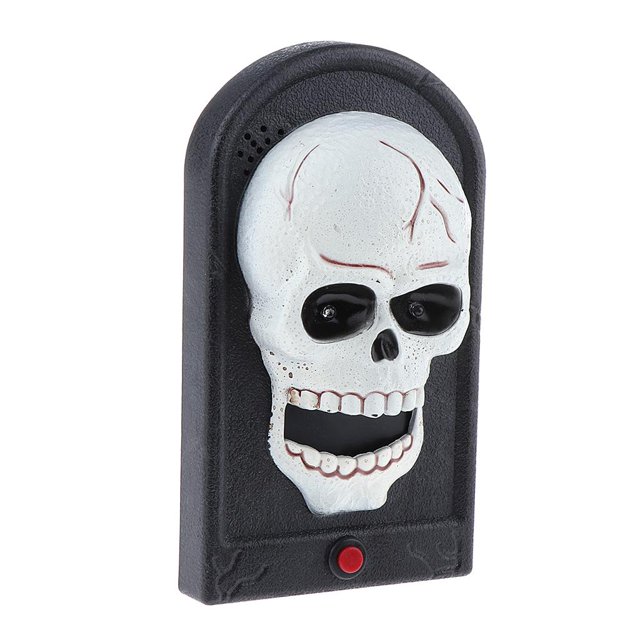 1 Pieza Timbre para Haloween Accesorios Gritando de Disfraces Accesorios para Adultos Fantasma yotijar Timbre horrible de Halloween