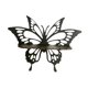 thumbnail image 3 of Decoración de pared con mariposas Decoración de pared de madera con mariposas Decoración de pared con estantes de almacenamiento para patio Decoración 30 cm x 23 cm, 3 of 9