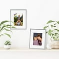 thumbnail image 3 of Americanflat 5x7 Picture Frame in Gold - Displays 4x6 With Mat and 5x7 Without Mat - Horizontal and Vertical Formats for Wall and Tabletop, 3 of 5