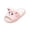 Pink, variant on Cat Slippers for Women 3D Animal Face Fuzzy Slides Open Toe House Shoes Soft Plush Fluffy Slip-On Indoor Outdoor Anti-Skid Rubber Sole Spa Bedroom Cute Kitten Lover Gift