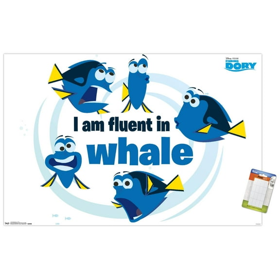 Disney Pixar Finding Dory - Whale Wall Poster, 14.725" x 22.375"
