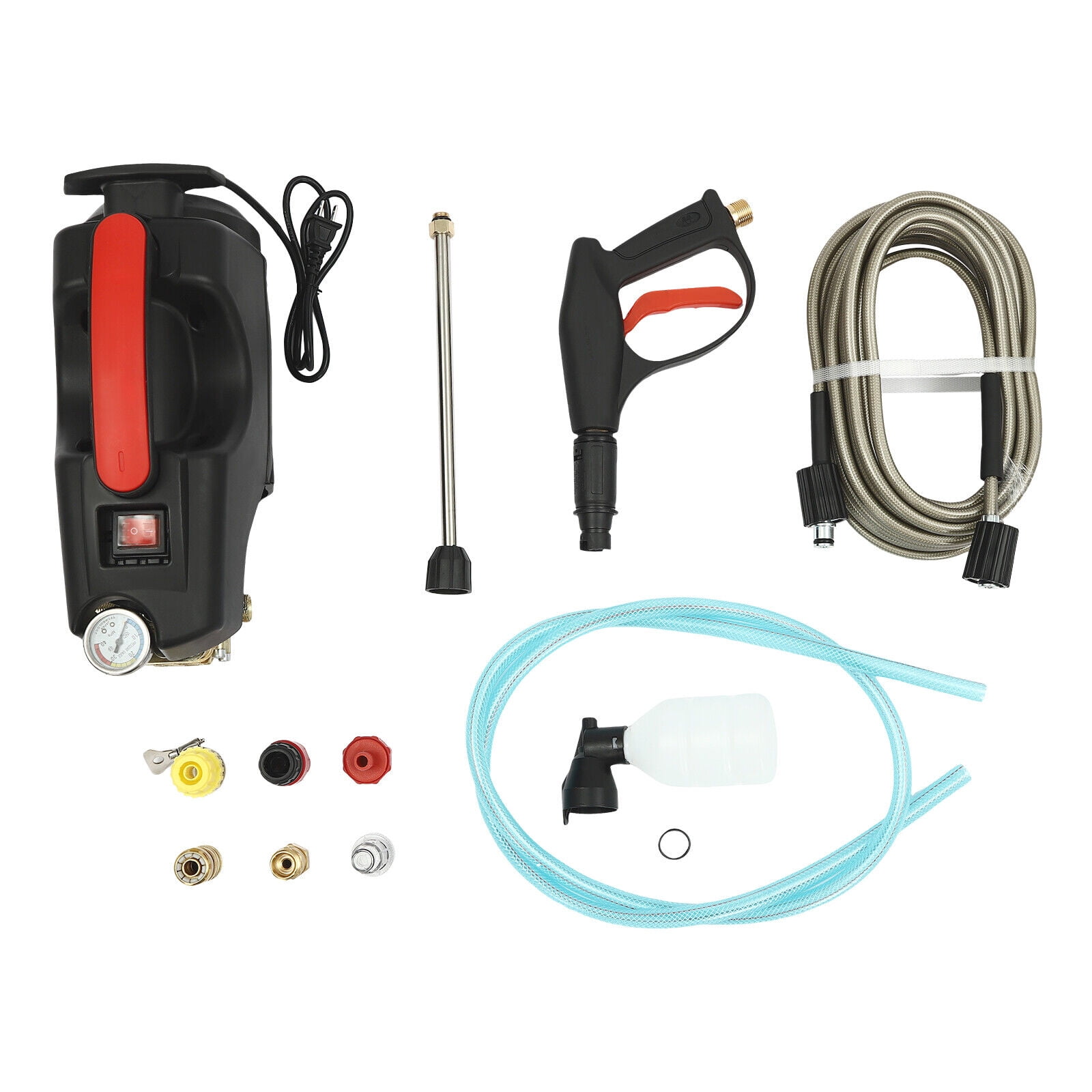 1400W Electric High Pressure Water Spray Car Gun Portable Washer Cleaner Yard,High-Pressure Washer with Accessories, Cleaner for Car, 2800rpm Patio & Garden, Electric Pressure Power Washer