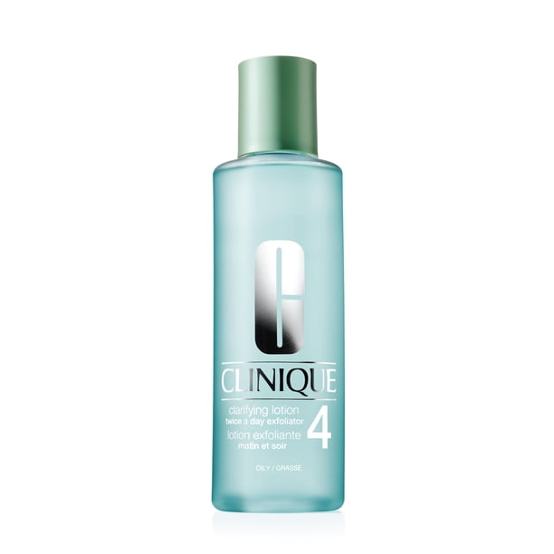 Exfoliante facial Clinique Loción aclarante para piel grasa, 400 ml