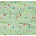 thumbnail image 4 of oneOone Organic Cotton Poplin Twill Fabric Insect|Balloon & Clouds Nature Decor Fabric Printed BTY 42 Inch Wide, 4 of 4