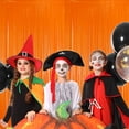 thumbnail image 5 of 2 Pack Orange Fringe Backdrop Curtains, Orange Streamers Party Backdrop, Party Decorations For Birthday, Holidays, Parties & More, 5 of 6