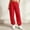 Red, variant on CaComMARK PI Women's Baggy Sweatpants Wide Leg Gym Workout Running Drawstring Sweatpant with Pockets Red