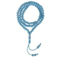 thumbnail image 1 of Rosario musulmán de resina dorada de 99 granos, herramienta de oración islámica, artículo religioso azul, 1 of 14