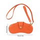 thumbnail image 4 of Yhmxh Estuche para gafas, bolsa portátil para gafas de sol, bolsa suave para gafas, funda para gafas para hombres y mujeres, estuche de cuero para gafas de sol con cordón y cierre de botón, bolsa p, 4 of 6