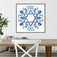 thumbnail image 6 of Amanti Art Indigo Hanukkah Collection C Framed Canvas Wall Art Print, 6 of 7