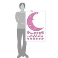 thumbnail image 3 of Moon and Stars Night Sky Vinyl Wall Art Decal Sticker Design for Nursery Room DIY Mural Decoration, 3 of 4